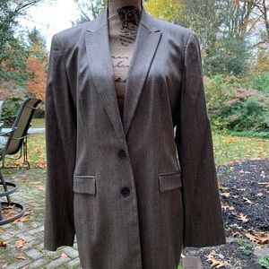 Vintage - Jones NY NWT walnut / Taupe Jacket / blazer size 12